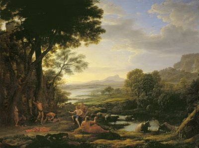 Apollo häutet Marsyas von Claude Lorrain